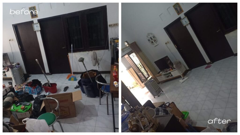 cleaning home solo